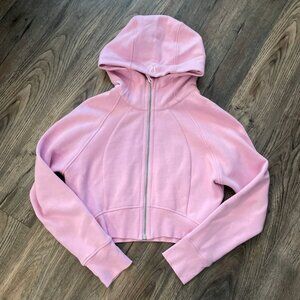 vita pink lululemon Scuba Full-Zip Cropped Hoodie size 6